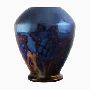 Glazed Ceramic Vase by Edgar Böckman for Höganäs, 1930s