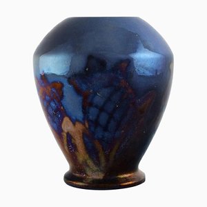 Vaso in ceramica smaltata di Edgar Böckman per Höganäs, anni '30