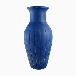 Große Vase aus glasierter Keramik von Gunnar Nylund für Rörstrand, 1950er