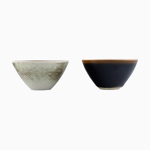 Mid-20th Century Glazed Ceramic Bowls from Rörstrand, Set of 2