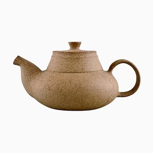 Large Unglazed Stoneware Teapot by Nils Kähler for Kähler, 1960s