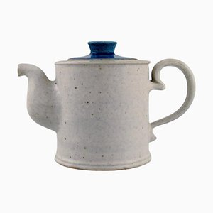 Glasierte Teekanne aus Keramik von Nils Kähler für Kähler, 1960er