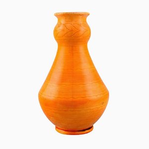 Dänische Vase aus glasiertem Steingut von Kähler