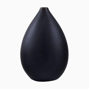 Glazed Ceramic Drop Shaped Vase by Carl Harry Stålhane for Rörstrand