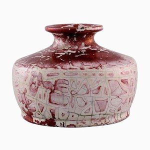 Vase Antique en Céramique Vernie par Karl Hansen Reistrup pour Kähler, 1890s