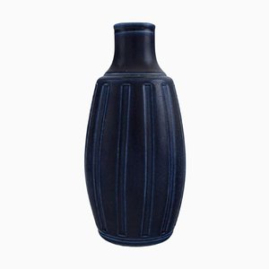 Mid-Century Vase in Glazed Stoneware by Wilhelm Kåge for Gustavsberg