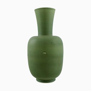 Mid-Century Vase aus glasierter Keramik von Wilhelm Kåge für Gustavsberg