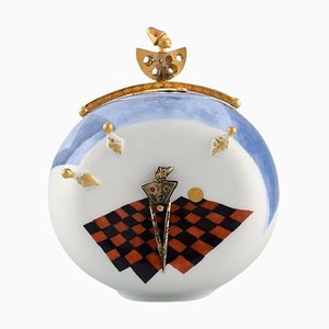 Surrealistische Vase von Silvia Klöde und Alfred Weber für Meissen