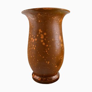 Large Glazed Ceramic Floor Vase by Svend Hammershøi for Kähler
