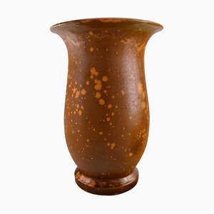 Vaso da terra grande in ceramica smaltata di Svend Hammershøi per Kähler