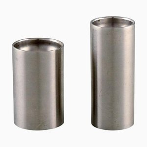 Set sale e pepe Cylinda Line in acciaio inossidabile di Arne Jacobsen per Stelton, set di 2