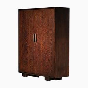 French Art Deco Cabinet in Oregon Pine by André Sornay, 1940s