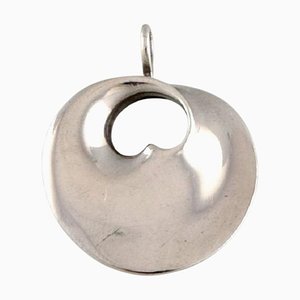 Pendentif Moderniste en Argent Sterling par Vivianna Torun Bülow-Hübe pour Georg Jensen