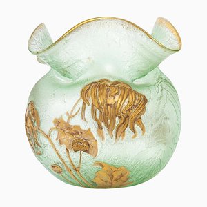 Green Globular Vase