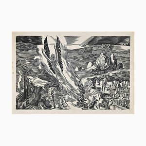 The Evocation, Original Etching, Mid-20th-Century