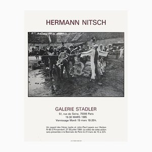 Póster Expo 85, Gallery Stadler de Hermann Nitsch