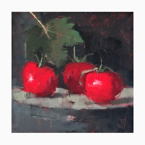 Jill Barthorpe, Tomatoes, 2022, Oil on Canvas