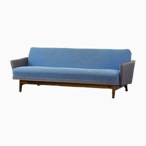 Vintage Scandinavian Blue Sofa