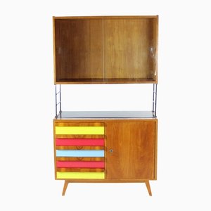 Credenza Mid-Century alta, Cecoslovacchia, anni '60