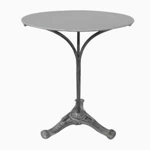 Art Deco Bistro Table on Cast Iron Base