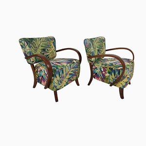 Lounge Chairs by Jindrich Halabala for UP Závody, 1950s, Set of 2