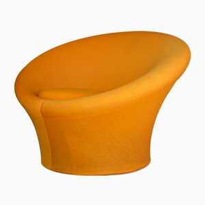 Orangefarbener Mushroom Stuhl von Pierre Paulin für Artifort, 1960er