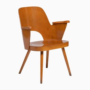Czech Side Chair by Lubomir Hofmann for Ton, 1960s