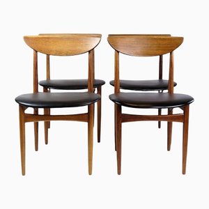 Rosewood Dining Chairs by Kurt Østervig for k.p Møbler, 1960s, Set of 4