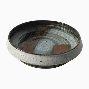 Mid-Century Swedish Brutalist Ceramic Bowl by Drejargruppen for Rörstrand