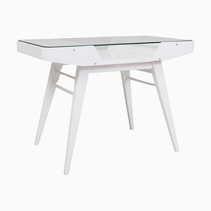 Mesa checa Mid-Century blanca de František Jirák para Tatra, años 50