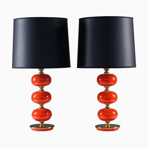 Lámparas de mesa suecas de Stilarmatur Tranås. Juego de 2