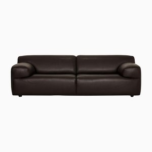 Dark Brown Leather Three-Seater Ds 0820 Couch from de Sede