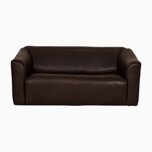 Brown Leather Three-Seater Ds 47 Couch with Function from de Sede