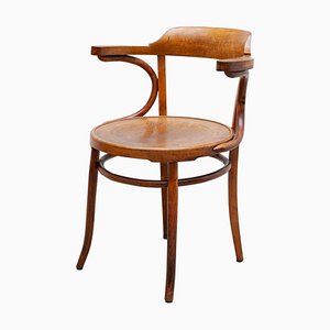 Silla vintage de madera curvada de Thonet, 1915