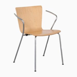 Vico Duo Chair in Blond Wood by Vico Magistretti for Fritz Hansen
