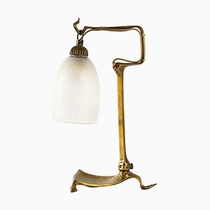 Bronze Lampe von Müller Frères