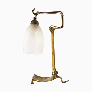 Lámpara de bronce de Müller Frères