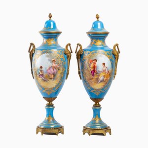 Vases en Porcelaine de Sèvres, 19ème Siècle, Set de 2