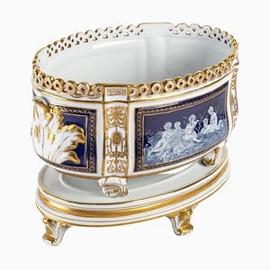 Jardinera Napoleon III de porcelana de Sèvres