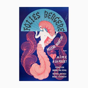 Folies Bergere, Im Madly in Love! Poster by Erté