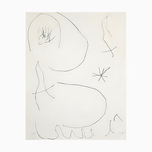 Joan Miró, Journal Da Semiur, Vol. 3 Plate 7, Original Drypoint, 1975