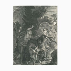 Bernard Picart, Orphée et Eurydice, Gravure à l'Eau-Forte, 1742