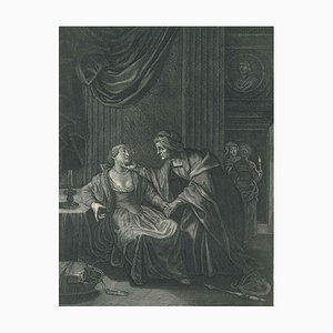 Bernard Picart, Leucothoé et Apollon, from Le Temple Des Muses, Etching