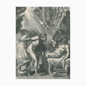 Bernard Picart, La Foudre de Jupiter contre Semelé, Etching, 1742