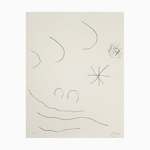 Joan Miró, Journal Da Semiur, Vol. 2 Planche 15, Pointe Sèche Originale, 1975