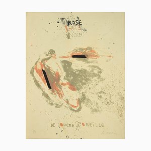 Francois Martin, De Bouche à Orèille, Original Lithograph, 1945