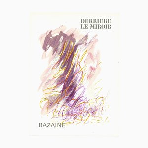 Litografia originale di Jean René Bazaine, Derrière Le Miroir, 1968