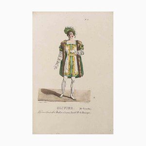 Godefroy Engelmann, Grands Théâtres De Paris, Oliveris, Litografia originale, XIX secolo
