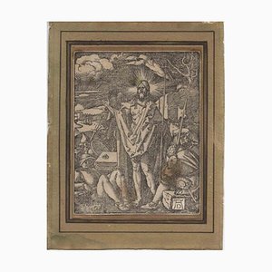 D'après Albrecht Dürer, La Résurrection, Gravure sur Bois Originale, Début 20ème Siècle