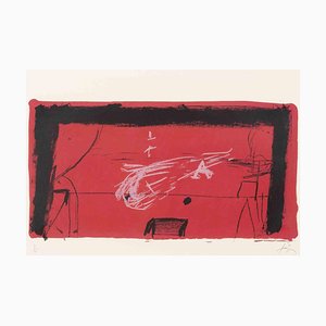 Antoni Tàpies, The Theater Stage, Original Lithograph, 1976